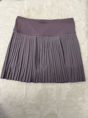 Quince Pleated Tennis Skort Skirt Lavender Purple Size Medium